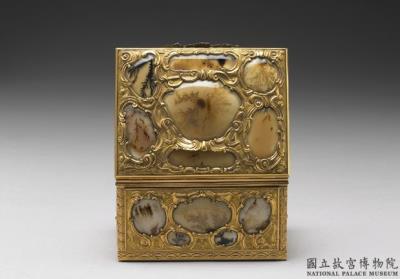 图片[3]-British timepiece box inlaid with semi-precious materials, Qing dynasty (1644~1911 C.E.)-China Archive